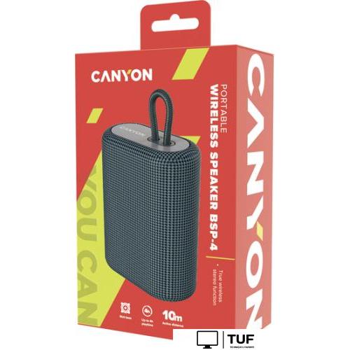 Беспроводная колонка Canyon BSP-4 (серый)