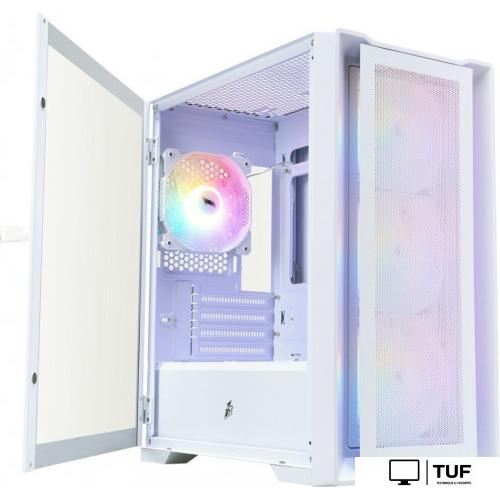 Корпус 1stPlayer TRILOBITE T4 MESH FRGB (белый)