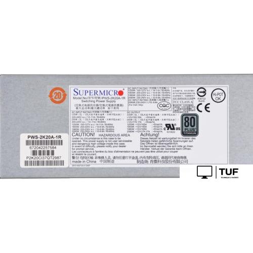Блок питания Supermicro PWS-2K20A-1R