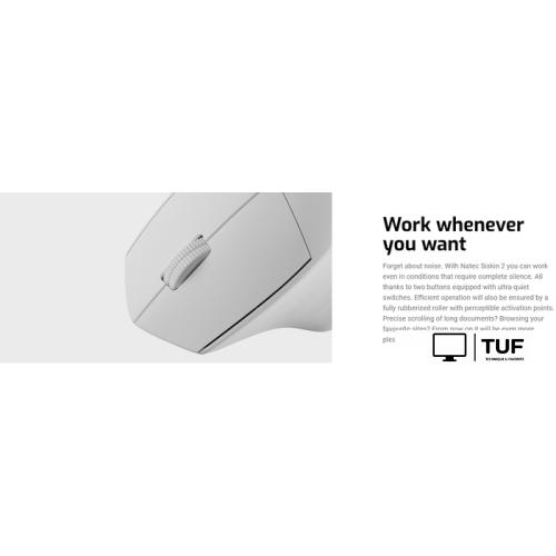 Мышь Natec Siskin 2 (белый)