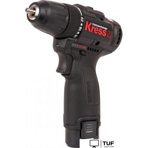 Дрель-шуруповерт Kress KU202.1 (с 2-мя АКБ, кейс)
