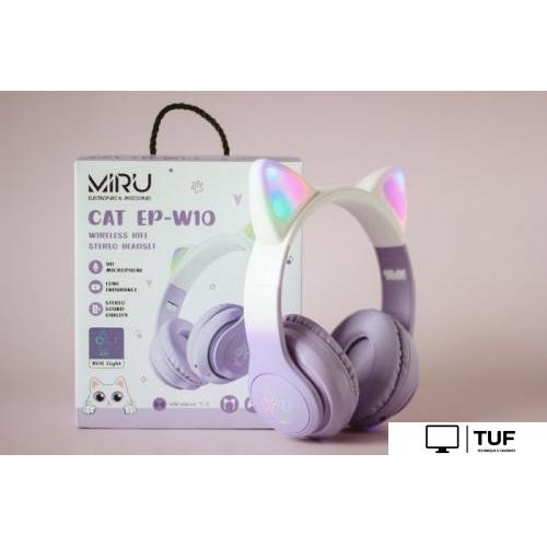 Наушники Miru Cat EP-W10 (сиреневый)