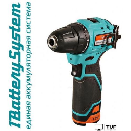 Дрель-шуруповерт Sturm CD1240BLC (с 2-мя АКБ, кейс)