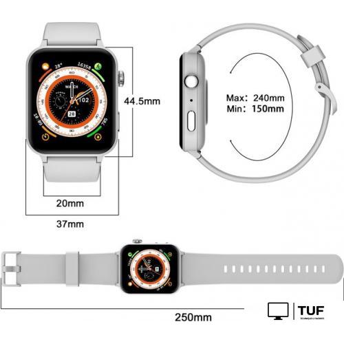 Умные часы Blackview R30 Pro (серый)