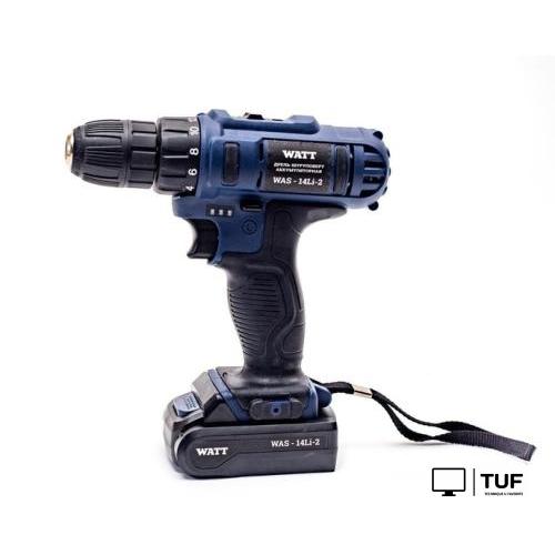 Дрель-шуруповерт WATT WAS-14 Li-2 1.014.029.12 (с 2мя АКБ 2 а*ч)