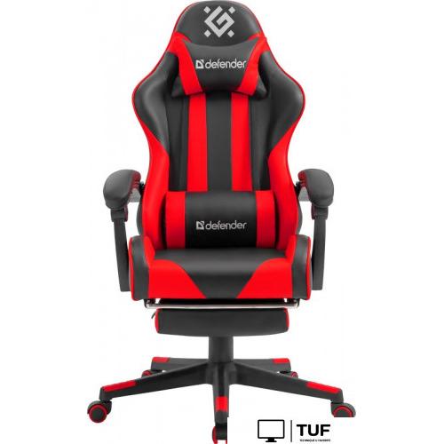 Игровое (геймерское) кресло Defender Rock (черный/красный)