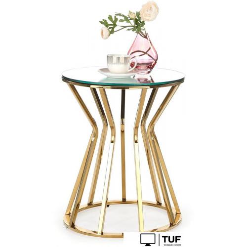 Журнальный столик Halmar Afina S (зеркало/золотой)