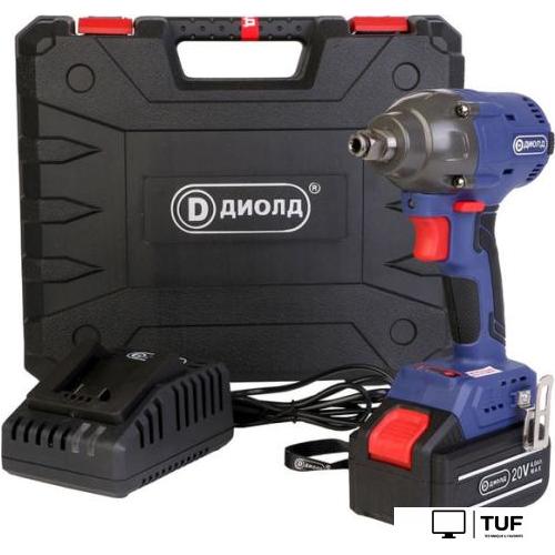 Гайковерт ДИОЛД ГЭА-20ЛИ-03 10300043 (с 1-им АКБ, кейс)