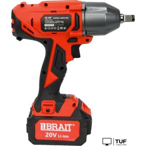 Гайковерт Brait BCIW20-4-400PU Pro 21.01.205.101 (с 1-им АКБ, кейс)