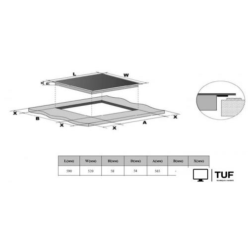 Варочная панель Weissgauff HI 630 BSC