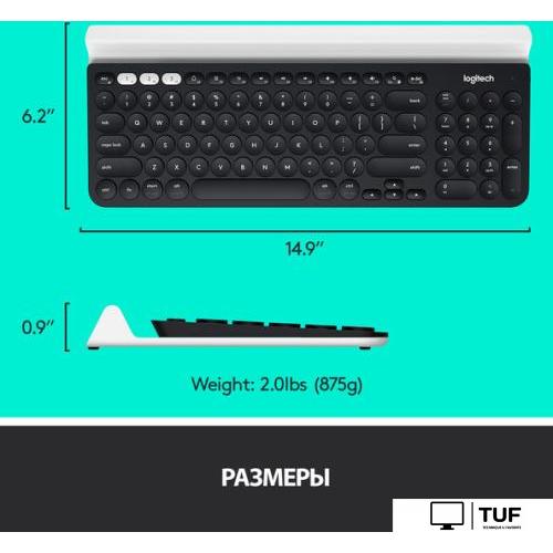 Клавиатура Logitech K780 Multi-Device Wireless Keyboard [920-008043]