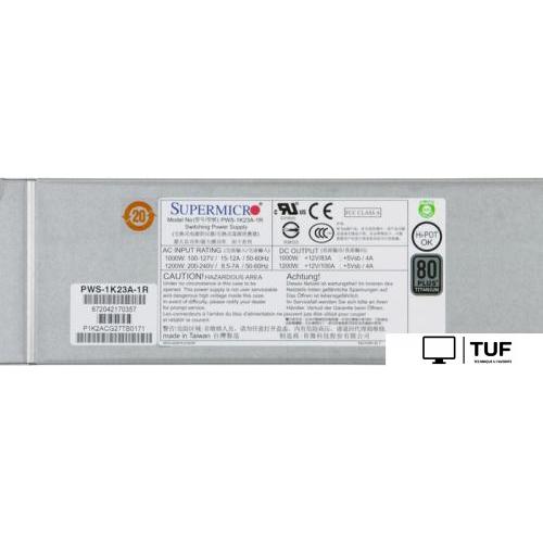 Блок питания Supermicro PWS-1K23A-1R