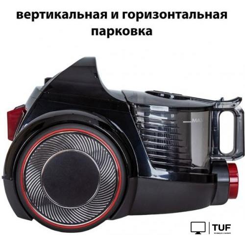 Пылесос Pioneer VC355C (черный/красный)