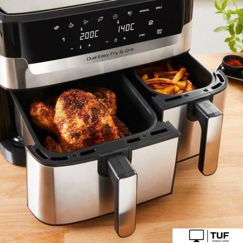 Аэрофритюрница Tefal Dual Easy Fry & Grill EY905D