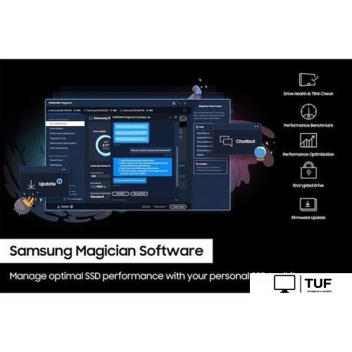 SSD Samsung 990 Pro с радиатором 4TB MZ-V9P4T0CW