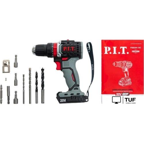 Ударная дрель-шуруповерт P.I.T. PSB20H-10C (без АКБ)