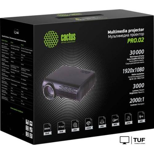 Проектор CACTUS CS-PRO.02WT.WUXGA-A
