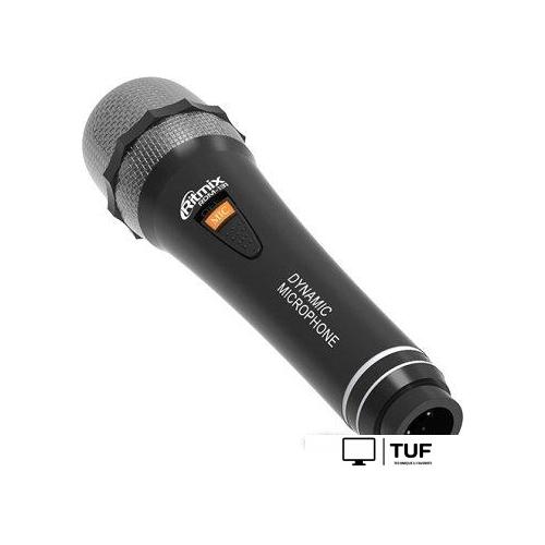 Проводной микрофон Ritmix RDM-131 (черный)