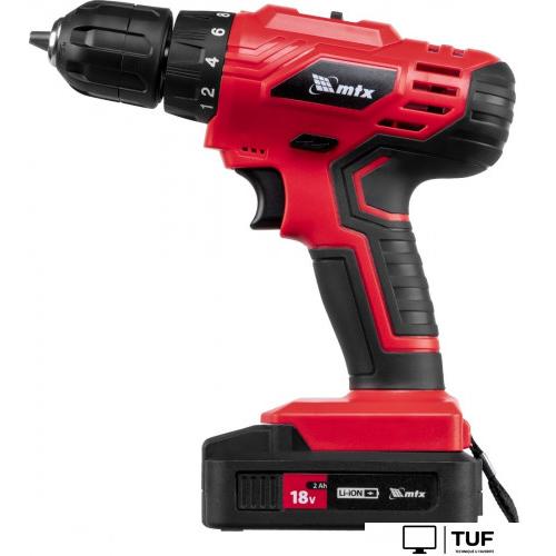 Дрель-шуруповерт MTX MCDL-18-02 (с 2-мя АКБ, кейс)