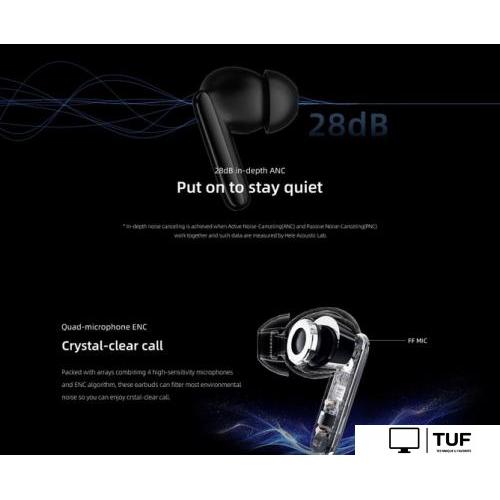 Наушники QCY T13 ANC 2 (белый)