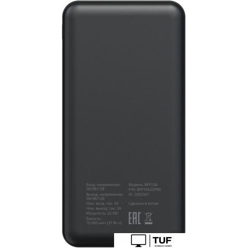 Внешний аккумулятор Buro BPF10A 10000mAh (черный)
