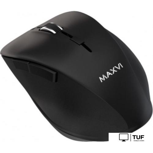 Мышь Maxvi MWS-02 (черный)