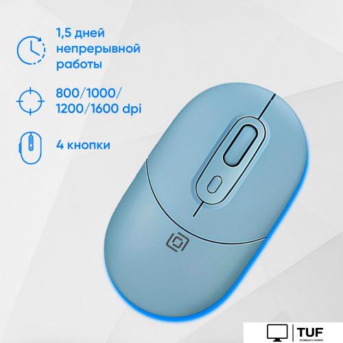 Офисный набор Оклик S265W (голубой)