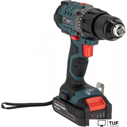 Дрель-шуруповерт Tryton TCV20L2 (с 2-мя АКБ, кейс)