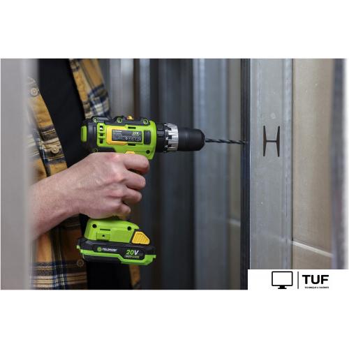 Ударная дрель-шуруповерт Fieldmann FDUV 70115-A (с 1-м АКБ, кейс)