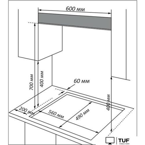 Варочная панель Nordfrost HS 6041 B