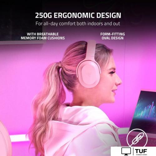 Наушники Razer Barracuda X 2022 (розовый)