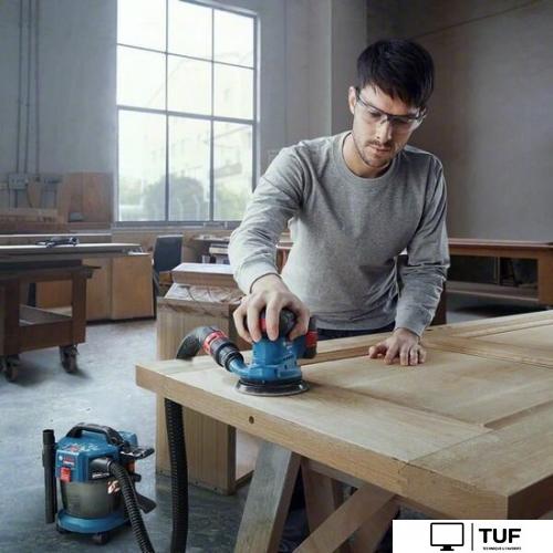 Эксцентриковая шлифмашина Bosch GEX 185-LI Professional 06013A5021 (с 1-м АКБ, кейс)