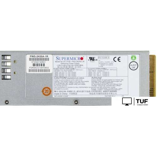 Блок питания Supermicro PWS-2K05A-1R