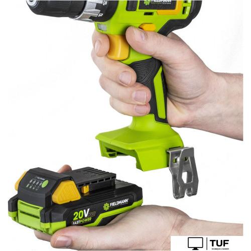 Ударная дрель-шуруповерт Fieldmann FDUV 70115-A (с 1-м АКБ, кейс)