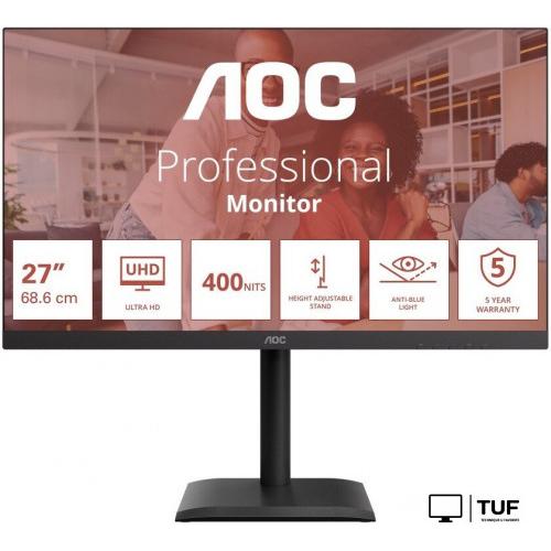 Монитор AOC U27E4CV