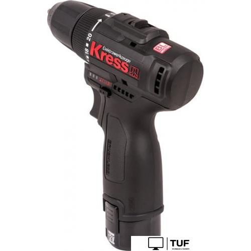 Дрель-шуруповерт Kress KU202.1 (с 2-мя АКБ, кейс)