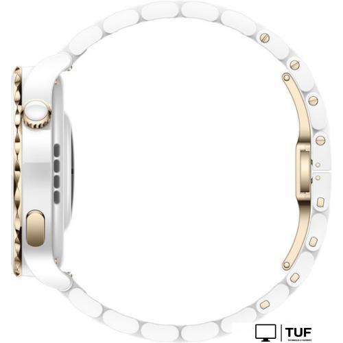 Умные часы Huawei Watch GT 3 Pro Ceramic 43 мм (белый/керамика)