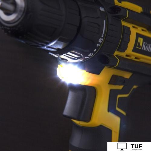 Дрель-шуруповерт Kolner KCD 18/2-2L (с 2-мя АКБ)