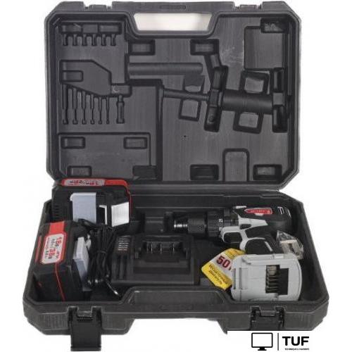 Ударная дрель-шуруповерт Интерскол ДАУ-13/36В 50 850.2.2.70 (с 2-мя АКБ, кейс)