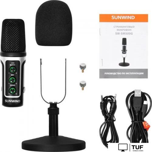 Проводной микрофон SunWind SW-SM500G