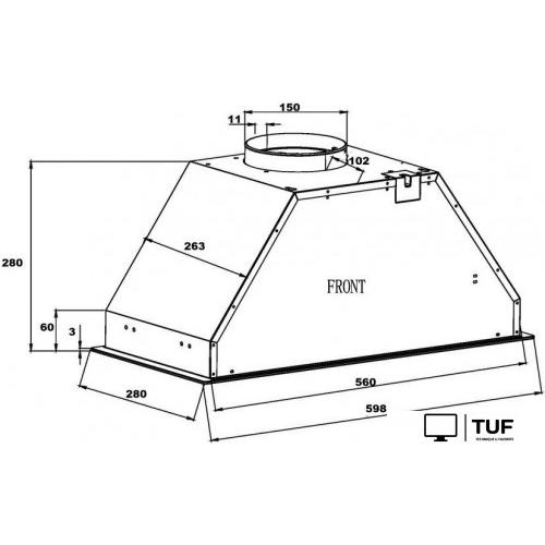 Кухонная вытяжка Schtoff CGH Plus 60 Black