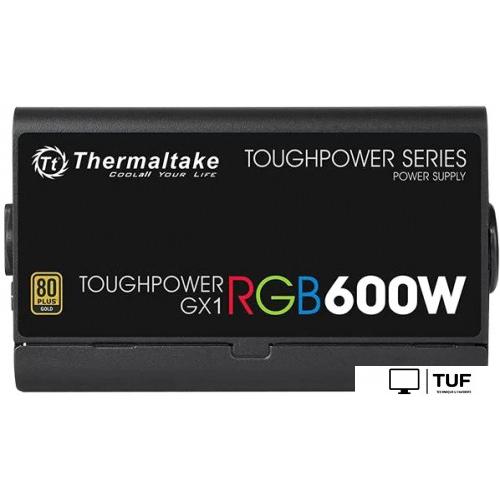 Блок питания Thermaltake Toughpower GX1 RGB 600W Gold TP-600AH2NKG