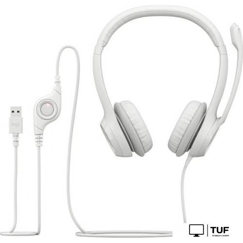 Офисная гарнитура Logitech H390 (белый)