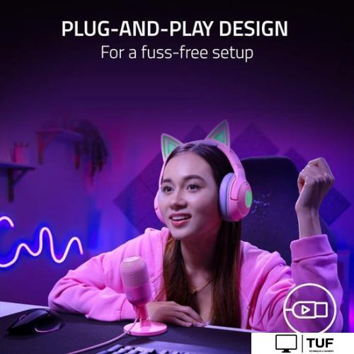 Проводной микрофон Razer Seiren V3 Mini Quartz Pink