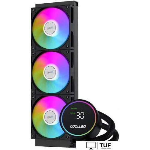 Система жидкостного охлаждения для процессора Coolleo Ice Fairy Dig 360 Lite (черный)