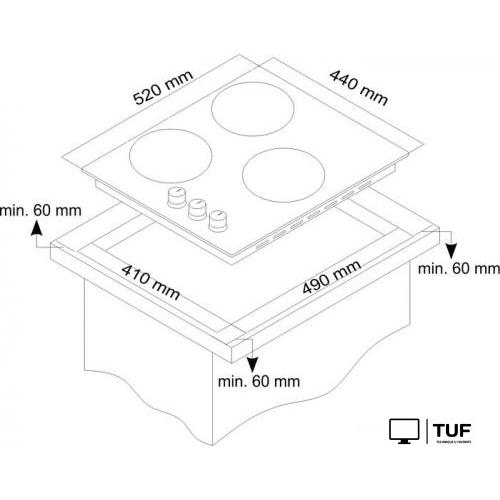 Варочная панель Simfer H45V35M516