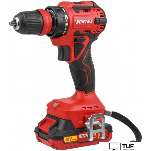 Дрель-шуруповерт Wortex BD 2025 LiSET ALL1 XLT 1325843 (с 2-мя АКБ, кейс)