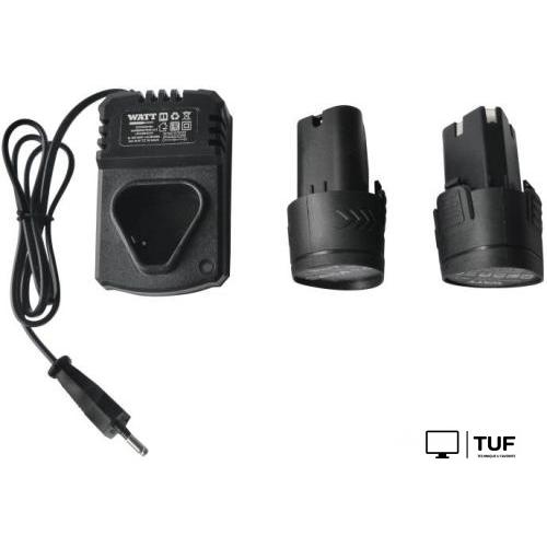 Дрель-шуруповерт WATT WAS-12Li-3 1.012.025.23 (с 2-мя АКБ, кейс)