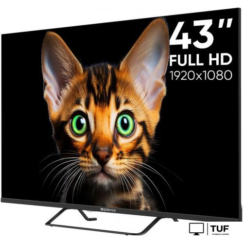 Телевизор Topdevice 43″ FRAMELESS (черный)