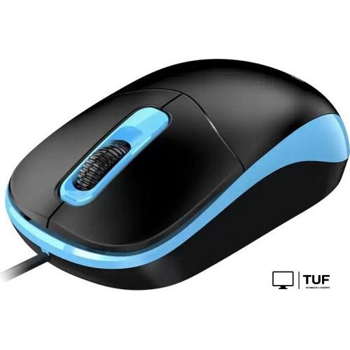 Мышь Genius DX-111 USB-A (черный/синий)